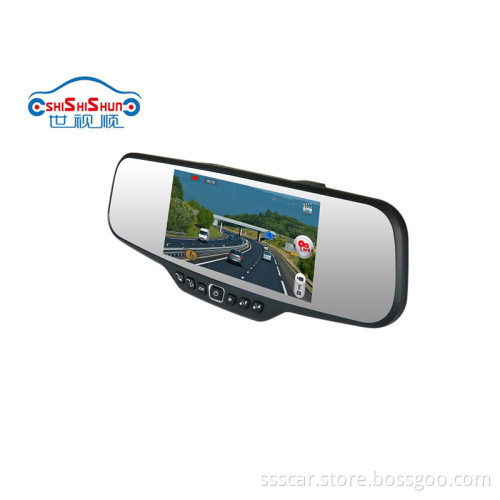2014 New Car Rearview Mirror with DVR and Bluetooth